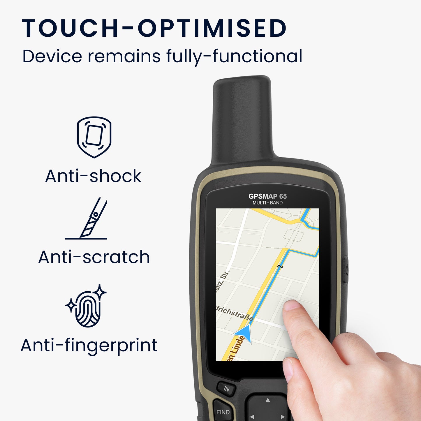 Foil for Garmin GPSMAP 62 / 62sc / 64 / 64st/ 65 / 65sr