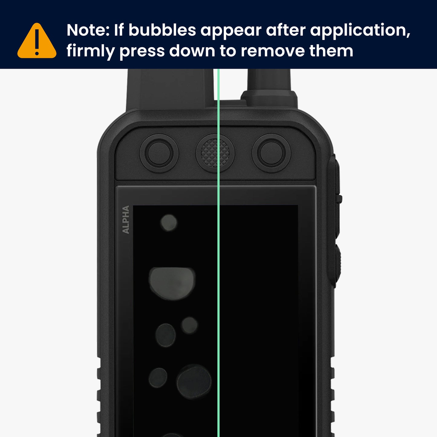 Screen Protector for Garmin Alpha 200 & 200i / Alpha 300 & 300i