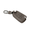kwmobile Car Key Cover compatible with Opel Vauxhall 2-Button Folding Key Car Key Faux Leather Protective Case Key Cover