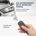 kwmobile Car Key Cover compatible with Mercedes Benz Smart Key (Keyless Only) - Faux Leather Protective Case Key Fob Cover