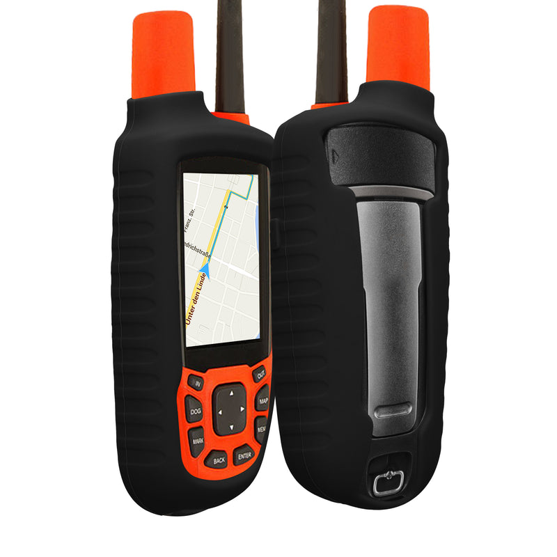 kwmobile Hülle kompatibel mit Garmin Astro 430 / Astro 320 - Schutzhülle für GPS Handgerät in Schwarz Schwarz  