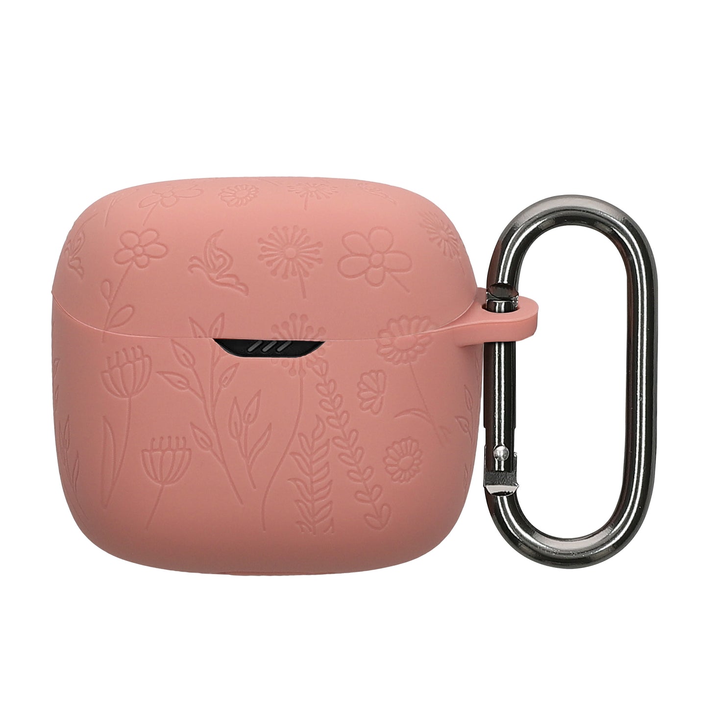 kwmobile Case for JBL Tune Flex Case - Headphone Protective Cover with Carabiner