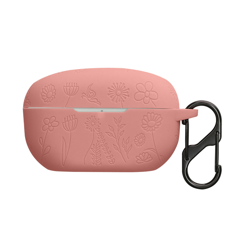 kwmobile Case for Sony WF-1000XM5 Cover - Headphone Protective Case with Carabiner