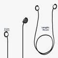kwmobile Retaining Strap compatible with Samsung Galaxy Buds FE Headphones Holder Band Strap