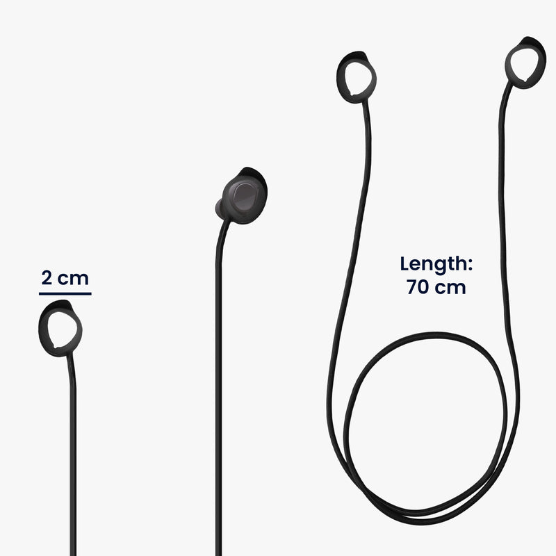 kwmobile Retaining Strap compatible with Samsung Galaxy Buds FE Headphones Holder Band Strap