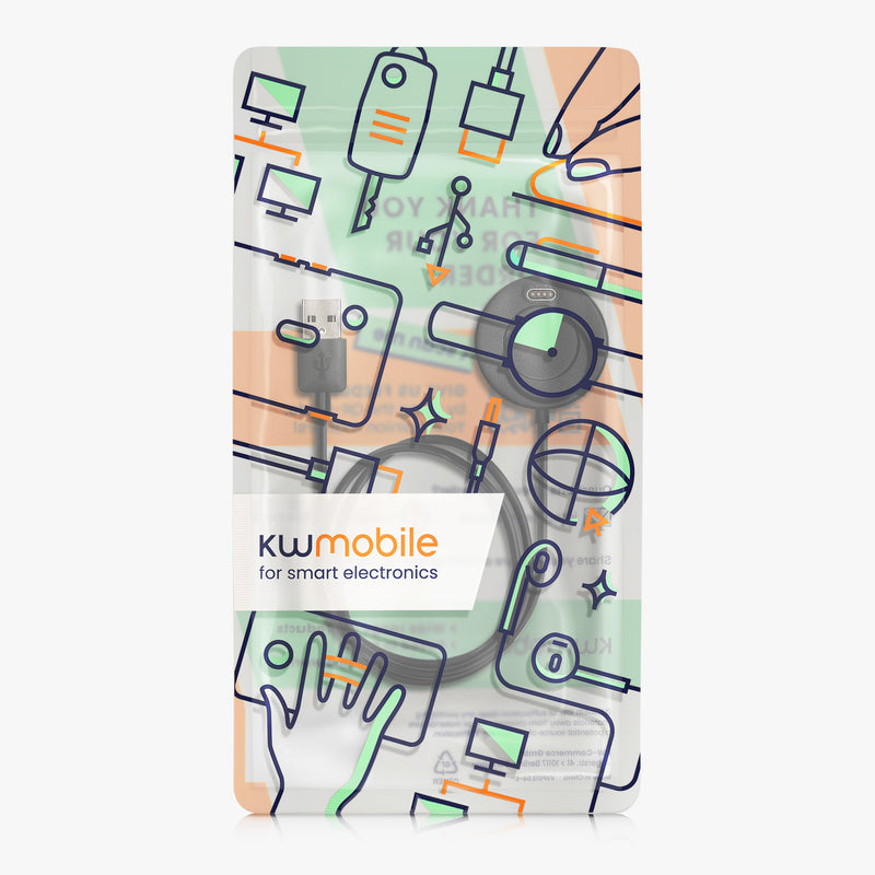 kwmobile USB Cable Charger compatible with Garmin Forerunner 55 965 955 265 255 165 / Vivoactive 5 / Vivoactive 6 / Epix Charging Cable - Smart Watch Replacement Cable - Fitness Tracker Charging Cable