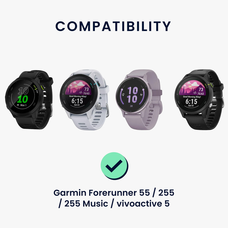 kwmobile USB Cable Charger compatible with Garmin Forerunner 55 965 955 265 255 165 / Vivoactive 5 / Vivoactive 6 / Epix Charging Cable - Smart Watch Replacement Cable - Fitness Tracker Charging Cable