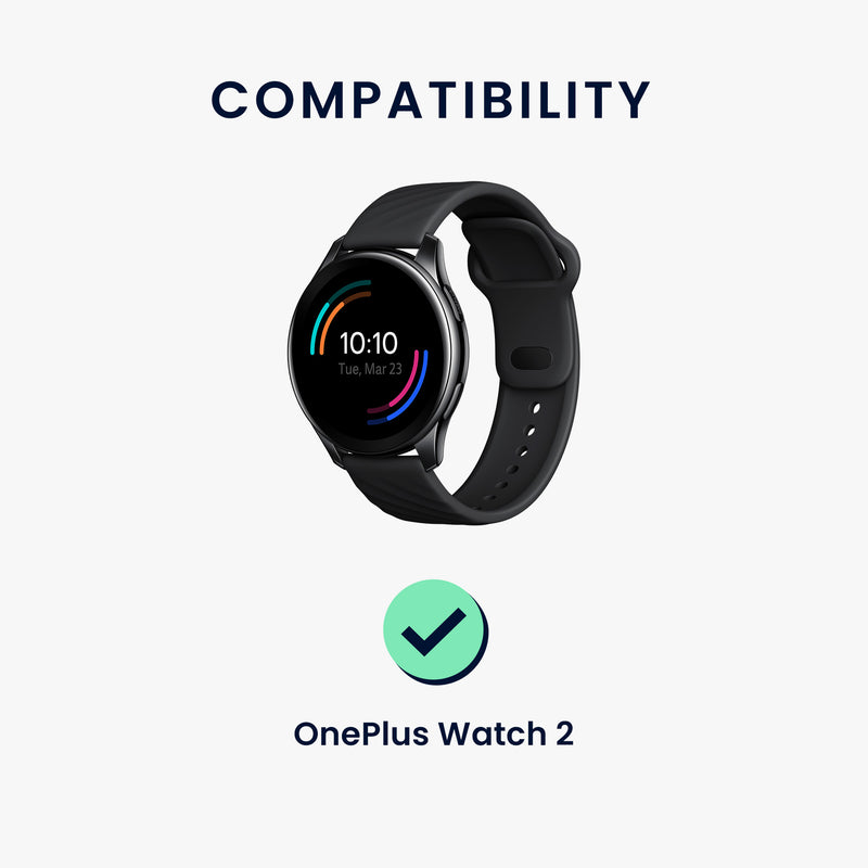 kwmobile USB Cable Charger compatible with OnePlus Watch 2 / Watch 3 Charging Cable - Smart Watch Replacement Cable - Fitness Tracker Charging Cable