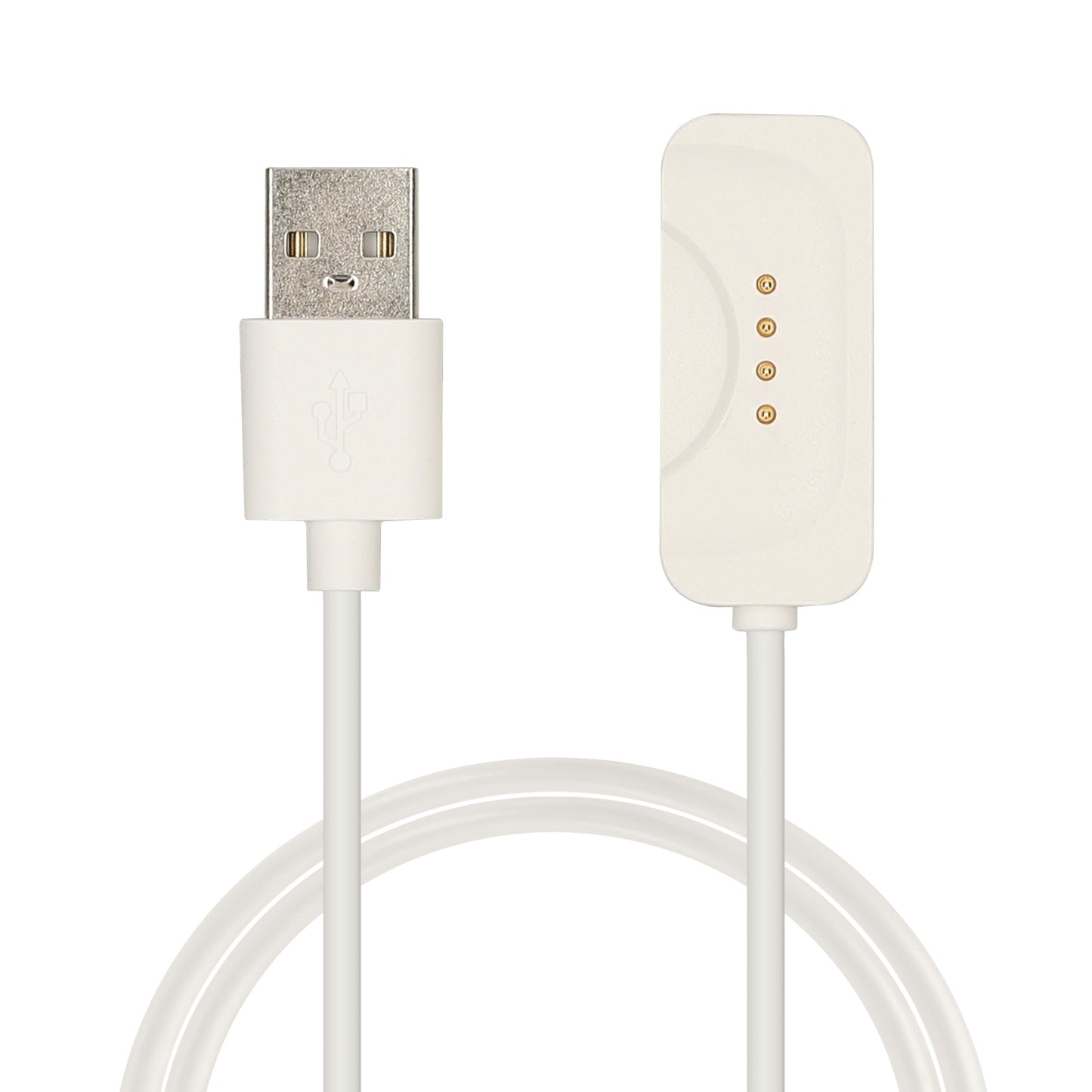 kwmobile USB Kabel Charger kompatibel mit OnePlus Watch 2 / Watch 3 Ladekabel - Smart Watch Ersatzkabel - Fitnesstracker Aufladekabel in Weiß matt Weiß matt  