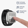 kwmobile Protective Case for Xiaomi Redmi Watch 4 Fullbody Display Cover Set