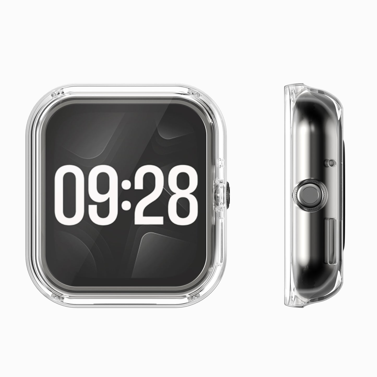 kwmobile Protective Case for Xiaomi Redmi Watch 4 Fullbody Display Cover Set