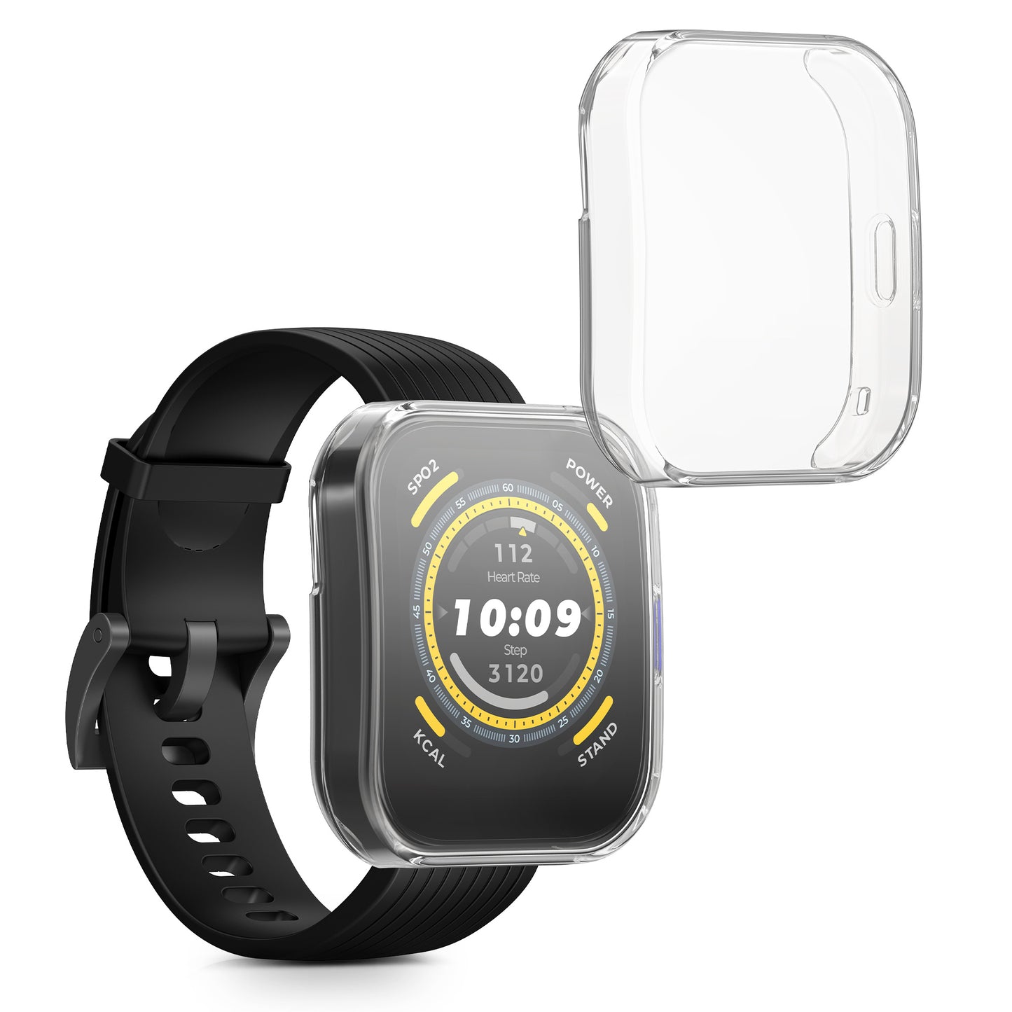 kwmobile Screen Protector for Huami Amazfit Bip 5 Fullbody Display Cover Set