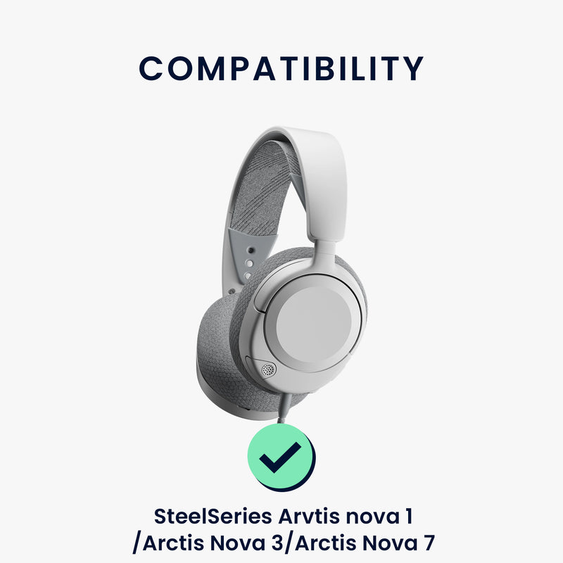 2x Ear Pads for SteelSeries Arctis Nova 1 / Arctis Nova 3 / Arctis Nova 7