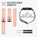 kwmobile Watch Strap for Garmin Forerunner 965 / 965 Solar / Forerunner 955 / 955 Solar Strap Fitness Tracker Band Set Replacement Strap Smartwatch