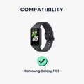 kwmobile USB C Charging Cable compatible with Samsung Galaxy Fit 3 Cable Charger Smart Watch Replacement Cable Fitness Tracker Charging Cable