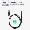 kwmobile USB C Charging Cable compatible with Samsung Galaxy Fit 3 Cable Charger Smart Watch Replacement Cable Fitness Tracker Charging Cable