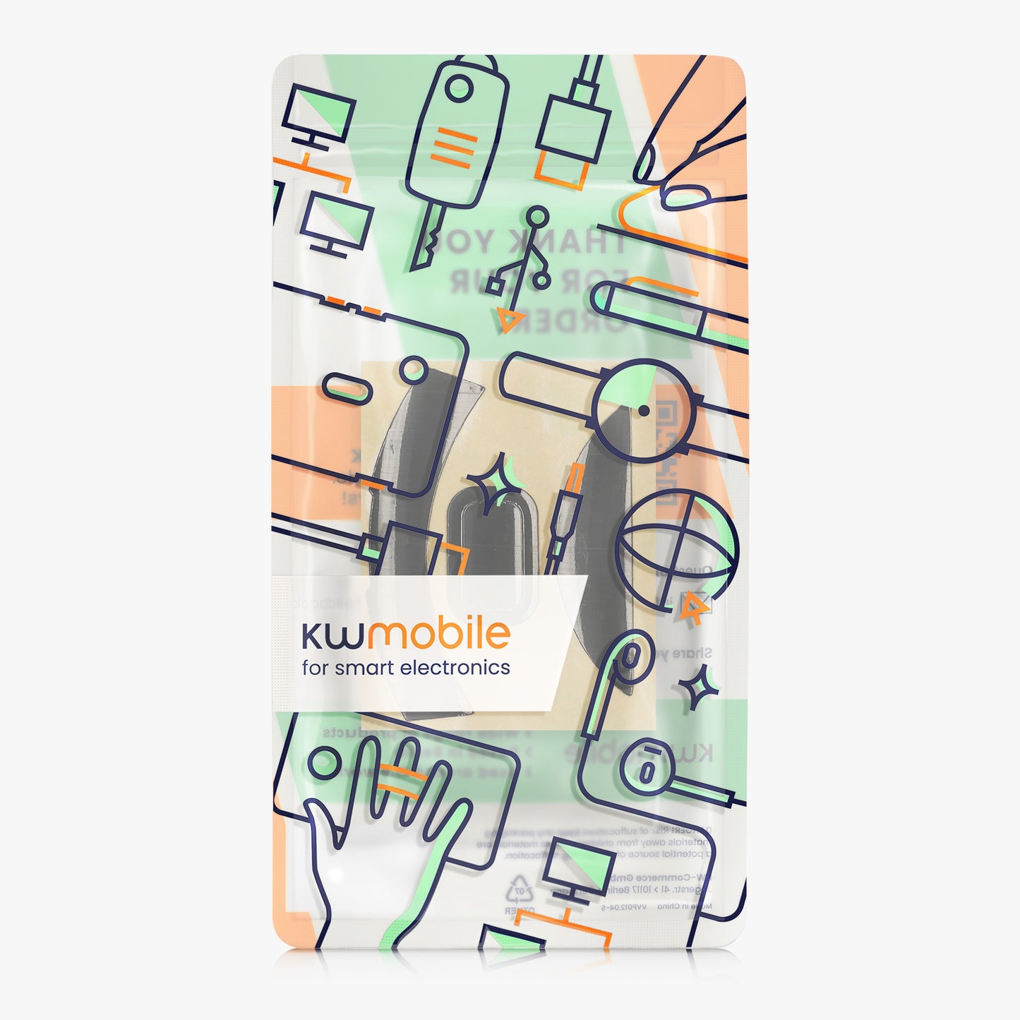 kwmobile Mouse Feet Sticker compatible with Razer DeathAdder Elite Replacement Gliders Mouse Skates Precision Fit Mouse Glides