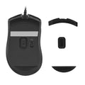 kwmobile Mouse Feet Sticker kompatibel mit Razer Mamba Elite Wired Ersatz Glider - Mausfüße passgenau - Maus Glides in Schwarz Schwarz  