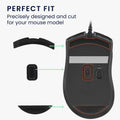kwmobile Mouse Feet Sticker compatible with Razer Mamba Elite Wired Replacement Glides - Precision Fit Mouse Feet - Mouse Glides