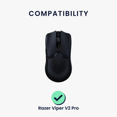 kwmobile Mouse Feet Sticker kompatibel mit Razer Viper V2 Pro Ersatz Glider - Mausfüße passgenau - Maus Glides