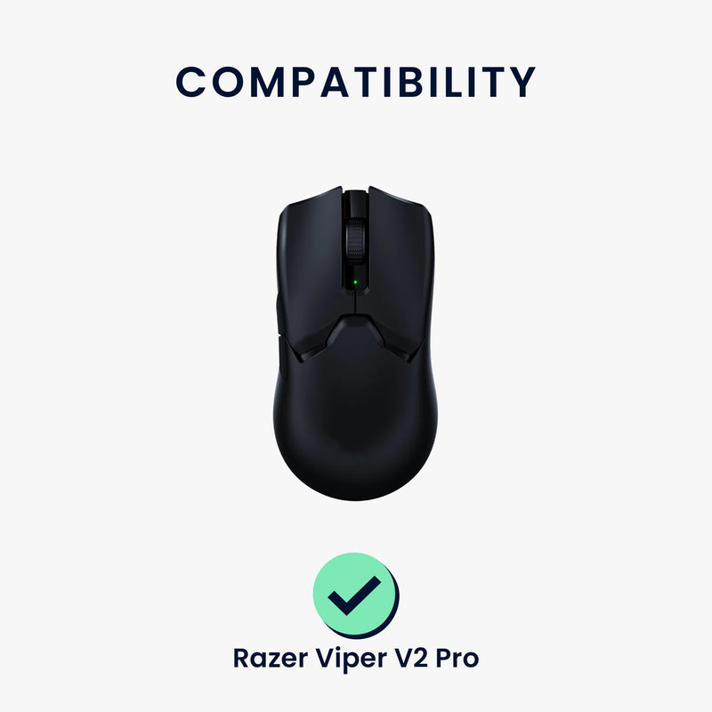 kwmobile Mouse Feet Stickers compatible with Razer Viper V2 Pro Replacement Gliders - Precisely Fitting Mouse Feet - Mouse Glides