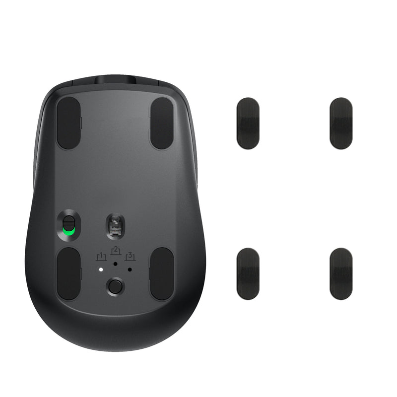 kwmobile Mouse Feet Sticker kompatibel mit Logitech MX Anywhere 3 Ersatz Glider - Mausfüße passgenau - Maus Glides in Schwarz Schwarz  