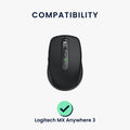 kwmobile Mouse Feet Stickers compatible with Logitech MX Anywhere 3 Replacement Gliders - Precisely Fitting Mouse Feet - Mouse Glides