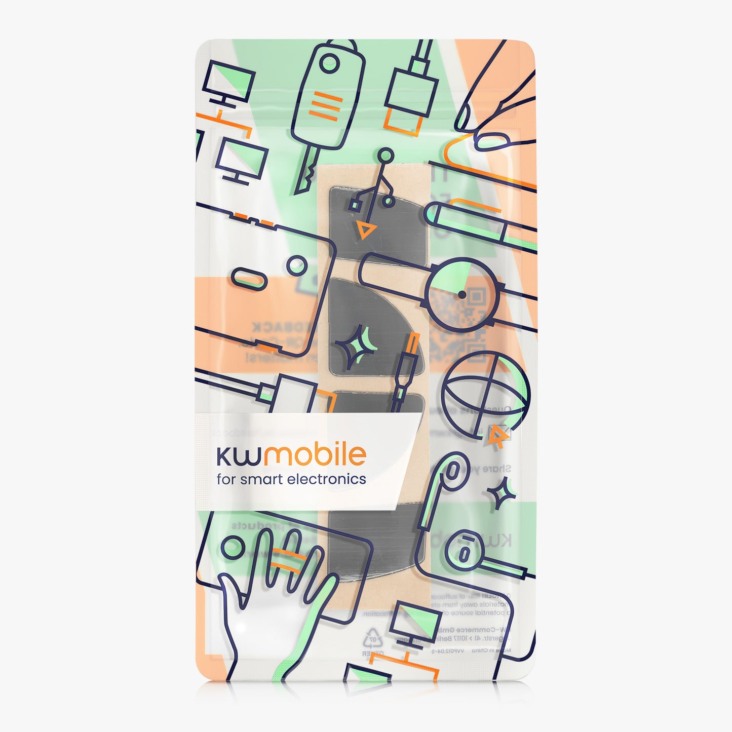 kwmobile Mouse Feet Stickers compatible with Logitech MX Anywhere 2S Replacement Glides Mouse Feet Precision Fit Mouse Glides
