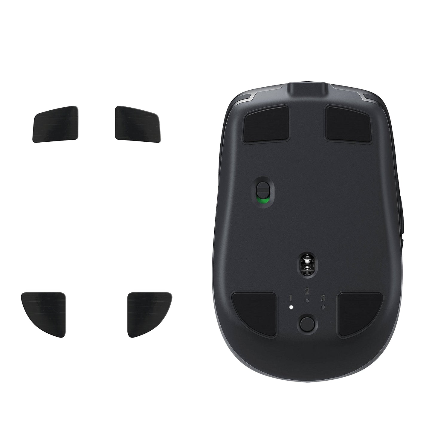 kwmobile Mouse Feet Stickers compatible with Logitech MX Anywhere 2S Replacement Glides Mouse Feet Precision Fit Mouse Glides