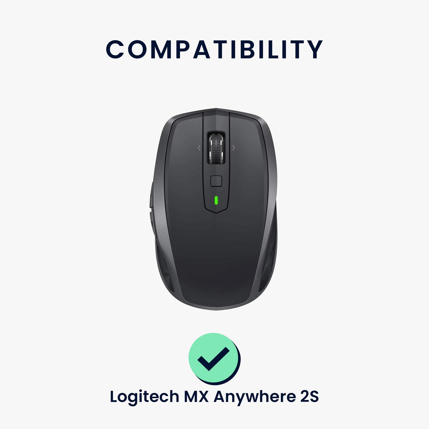 kwmobile Mouse Feet Stickers compatible with Logitech MX Anywhere 2S Replacement Glides Mouse Feet Precision Fit Mouse Glides