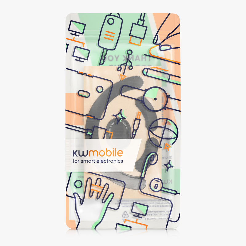 kwmobile Mouse Feet Sticker compatible with Logitech M650 L / M750 L Replacement Gliders Mouse Feet Precision Fit Mouse Glides