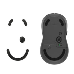 kwmobile Mouse Feet Sticker kompatibel mit Logitech M650 L / M750 L Ersatz Glider Mausfüße passgenau Maus Glides
