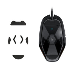 kwmobile Mouse Feet Sticker kompatibel mit Logitech G303 / G302 Ersatz Glider - Mausfüße passgenau - Maus Glides