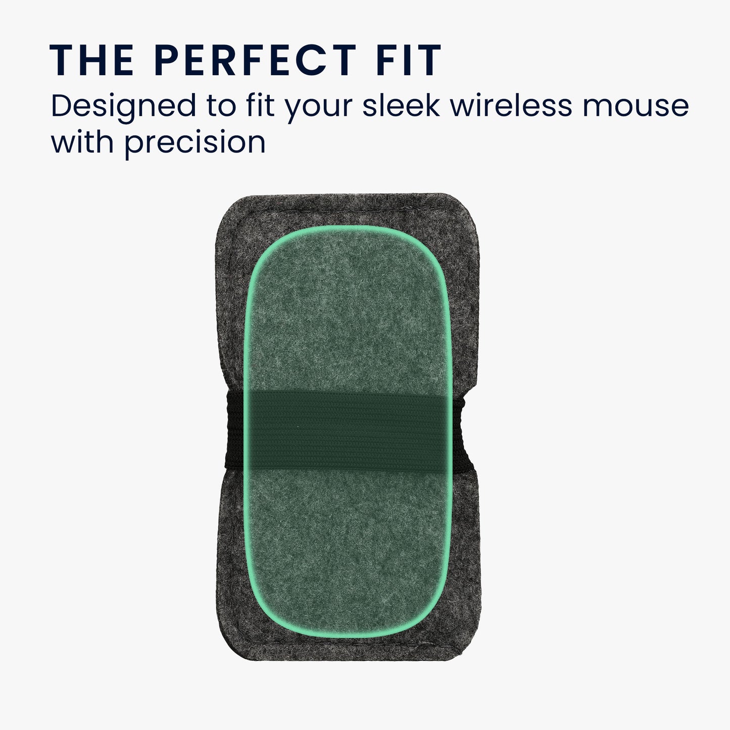 kwmobile Case Compatible with Apple Magic Mouse 1 / Magic Mouse 2 / Logitech Pebble Wireless Cover Protective Case for PC Mouse
