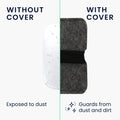 kwmobile Case Compatible with Apple Magic Mouse 1 / Magic Mouse 2 / Logitech Pebble Wireless Cover Protective Case for PC Mouse