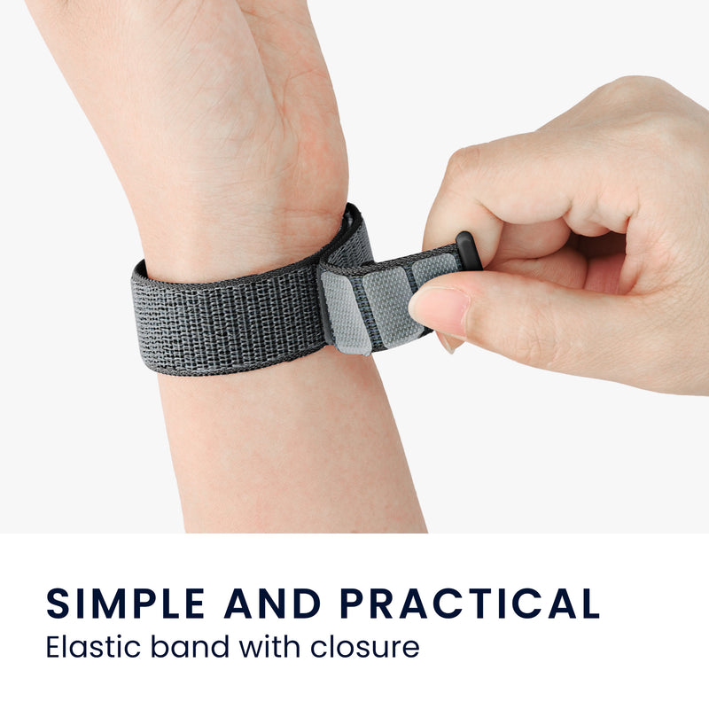 kwmobile Sports Bracelet compatible with Xiaomi Redmi Watch 4 Strap Fitness Tracker Band Set made of Silicone and Nylon