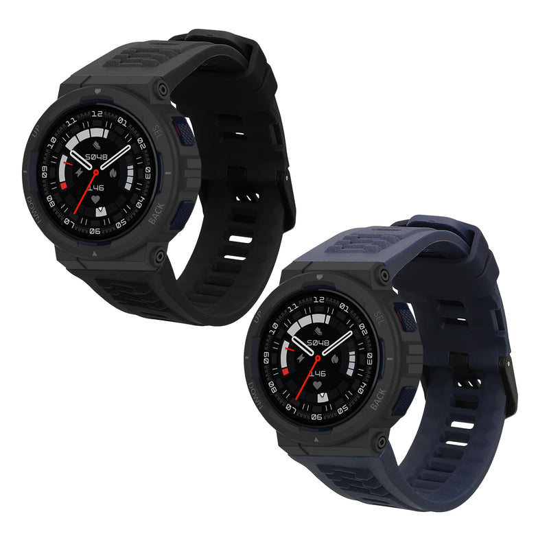 kwmobile Watch Strap for Amazfit Active Edge (A2212) Wristband Fitness Tracker Band Set Replacement Strap Smartwatch