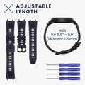 kwmobile Watch Strap for Amazfit Active Edge (A2212) Wristband Fitness Tracker Band Set Replacement Strap Smartwatch