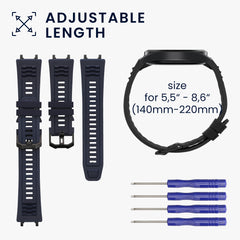 kwmobile Uhrenarmband für Amazfit Active Edge (A2212) Armband Fitnesstracker Band Set Ersatzarmband Smartwatch