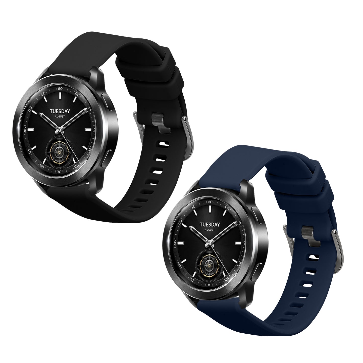 kwmobile Watch Strap for Xiaomi Watch S3 Fitness Tracker Band Set Replacement Strap Smartwatch