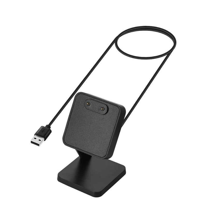 kwmobile USB Charger compatible with Samsung Galaxy Fit 3 / Huawei Watch Fit 3 USB Cable Charger Stand Smart Watch Charging Station Docking Station Charging Cable with Stand Function