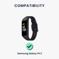 kwmobile USB Charger compatible with Samsung Galaxy Fit 3 / Huawei Watch Fit 3 USB Cable Charger Stand Smart Watch Charging Station Docking Station Charging Cable with Stand Function