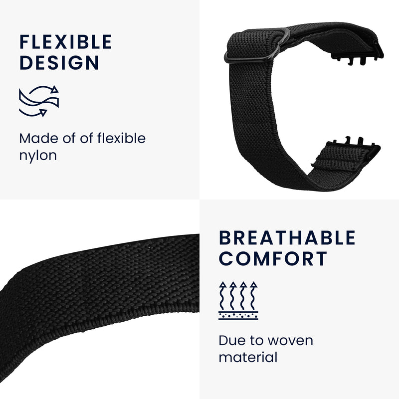 kwmobile Strap compatible with Samsung Galaxy Fit 3 Fitness Tracker Sports Band Wristband Inner Dimensions from 14 - 22 cm