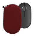 kwmobile Hülle kompatibel mit Logitech Pebble Mouse 2 M350s / M350 - Neopren Hülle für PC Mouse Schutzhülle - Computer Maus Tasche - Neopren Tasche für PC-Maus - Bordeaux Bordeaux  