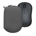 kwmobile Hülle kompatibel mit Logitech M220 SILENT / M235 / M185 - Neopren Hülle für PC Mouse Schutzhülle - Computer Maus Tasche - Neopren Tasche für PC-Maus - Dunkelgrau Dunkelgrau  