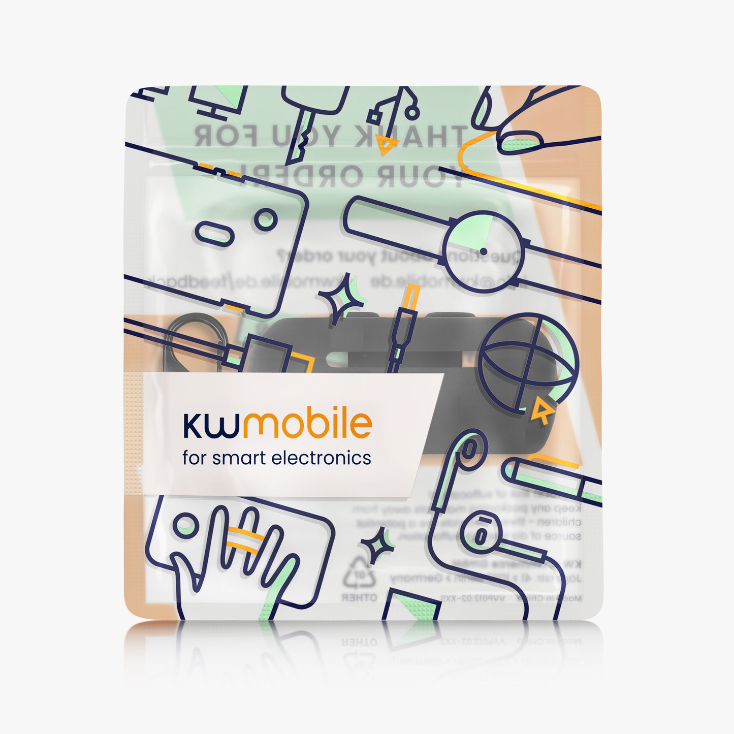kwmobile Case compatible with Skullcandy DIME 3 Headphones