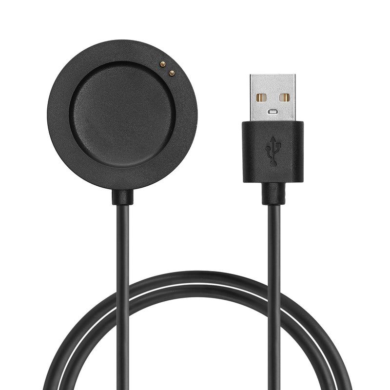 kwmobile USB Cable Charger compatible with Xiaomi Watch S3 / Watch S2 / Watch 2 Pro / Watch H1 Charging Cable - Smartwatch Replacement Cable - Fitness Tracker Charging Cable
