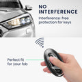 kwmobile Car Key Cover Compatible with Hyundai 7 Button Ioniq 6 Grandeur GN7 KONA 2023 - Silicone Key Fob Cover