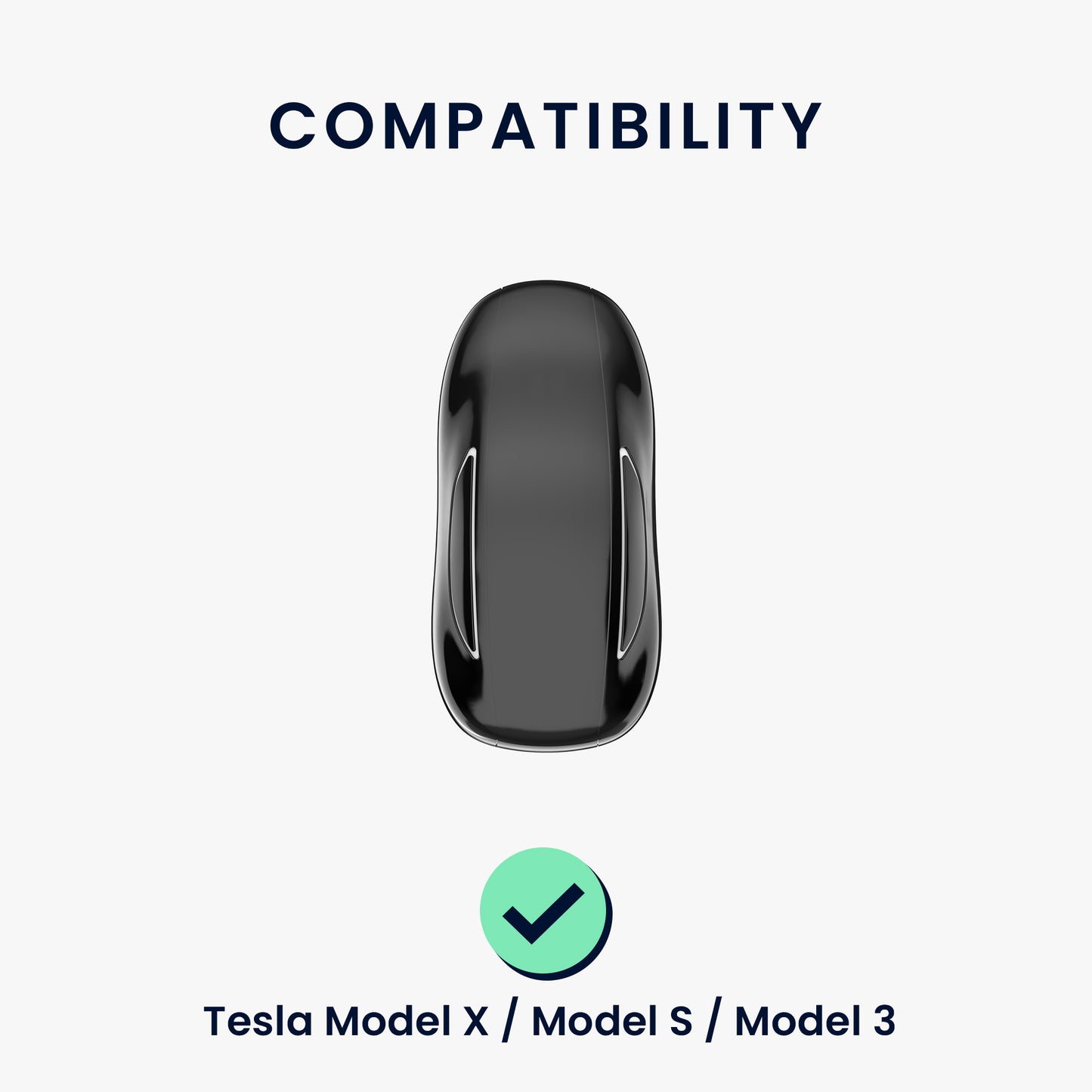 Silicone Cover compatible with Tesla Model X Car Key