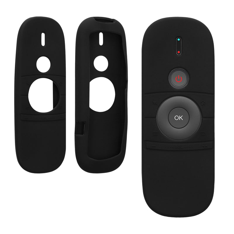 kwmobile Hülle Fernbedienung kompatibel mit WeChip W1 Remote Hülle - Silikon Case für TV Zubehör in Schwarz Schwarz  
